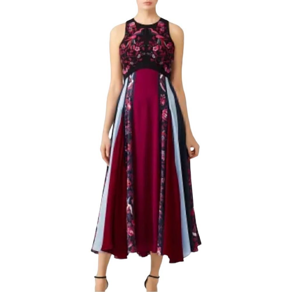 Tanya Taylor Embroidered Hillary Dress Size 4